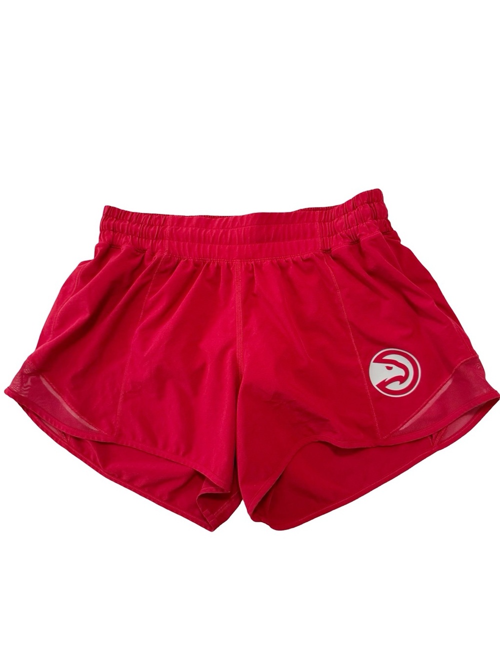 Lululemon Hotty Hot Atlanta Hawks Shorts Dark Red Long 6